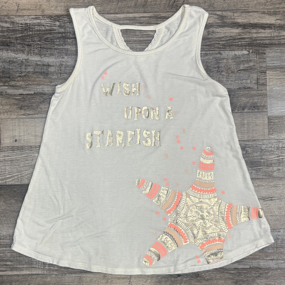 Justice Starfish Graphic Tank Top